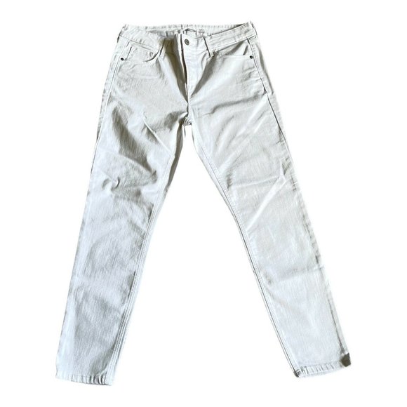 Old Navy Pants - Old Navy Rockstar Super Skinny Denim Jeans Off-white Women’s 12